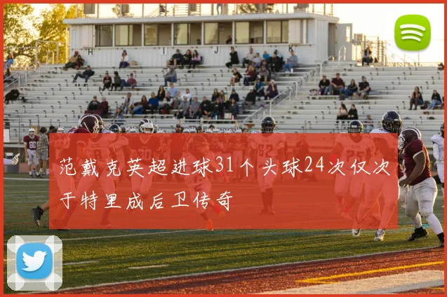 范戴克英超进球31个头球24次仅次于特里成后卫传奇